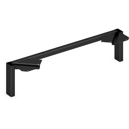 Seatsolutions 7 x 30 in. Mod Credenza Support Legs Black SE3186800
